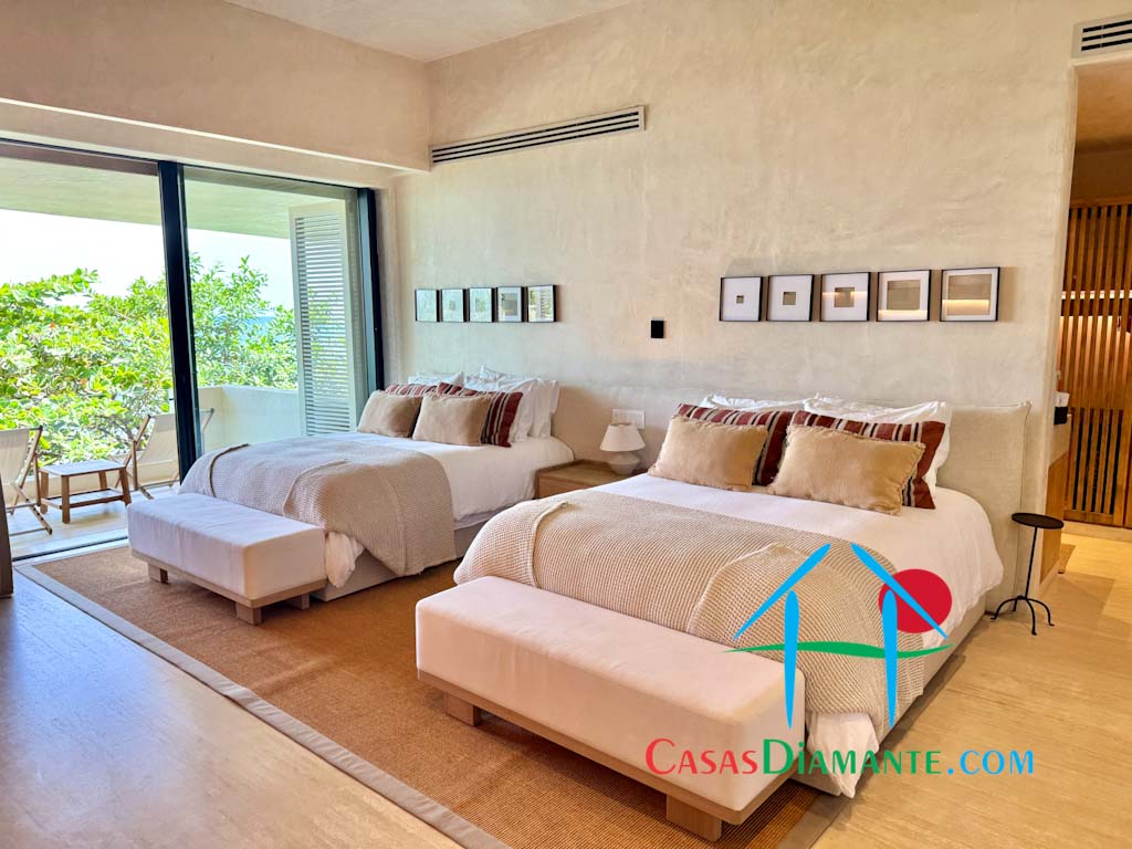 Real Diamante Del Mar Casa Palapas - Recámara cuatro 1